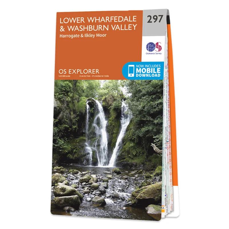 OS Explorer Map 297 - Lower Wharfedale
